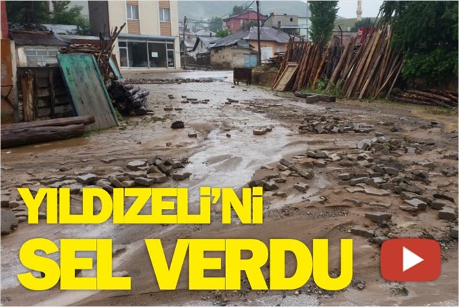 YILDIZELİ´Nİ SEL VURDU