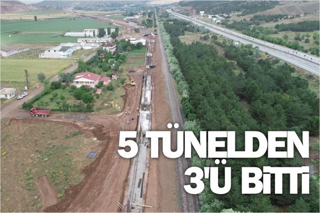5 TÜNELDEN 3´Ü BİTTİ