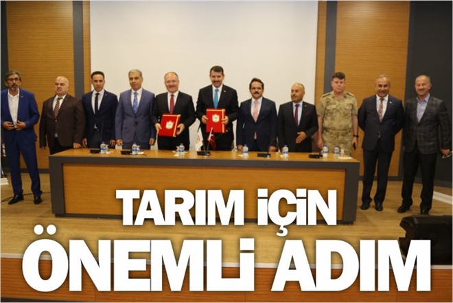 TARIM İÇİN ÖNEMLİ ADIM