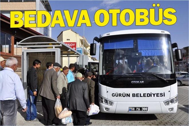 OTOBÜSLER BEDAVA OLDU