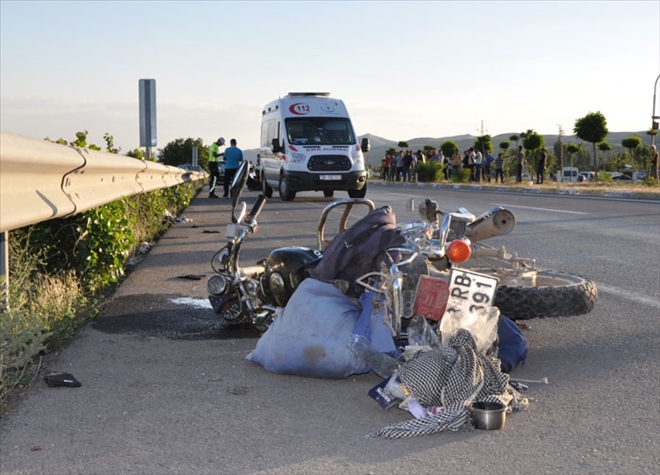 MOTOSİKLETE SON BİNİŞİ OLDU