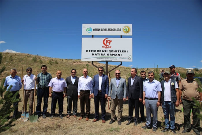 15 TEMMUZ ŞEHİTLERİ ANISINA FİDAN