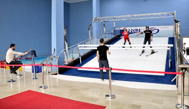 YAZIN KAYAK ÖĞRENİYORLAR