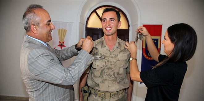 JANDARMADA 11 ASKER İÇİN TERFİ TÖRENİ