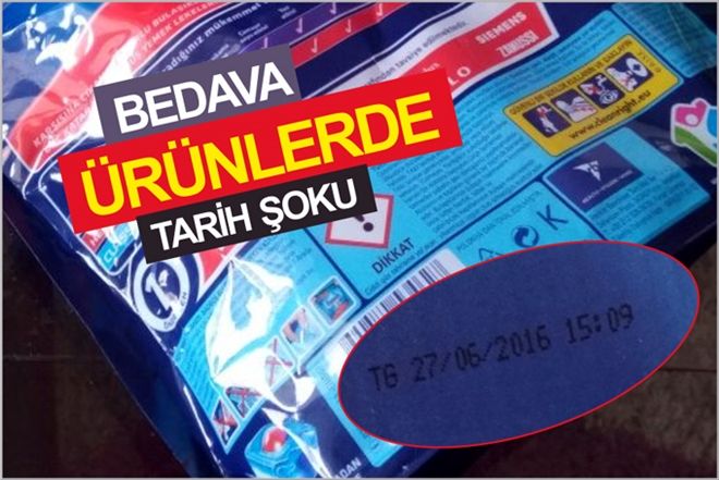 BEDAVA ÜRÜNLERDE ?TARİH´ ŞOKU