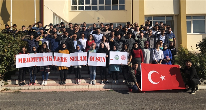 KOYULHİSAR MYO´DAN MEHMETÇİĞE DESTEK