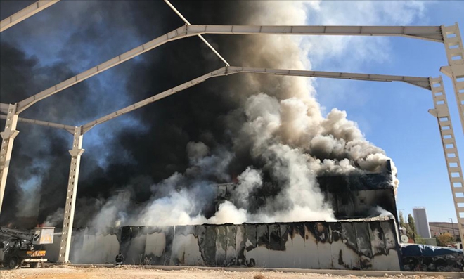 OSB´DE KORKUTAN YANGIN - video