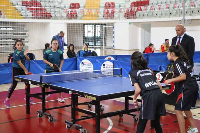 OKULLU GENÇLER MASA TENİSİNDE YARIŞACAK