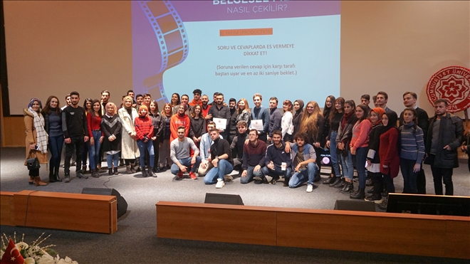 ÖDÜLLÜ YÖNETMENLER ÖĞRENCİLERLE BULUŞTU