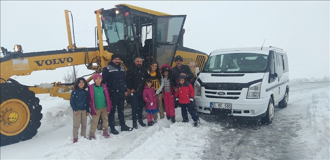 MAHSUR KALAN ÖĞRENCİLER KURTARILDI