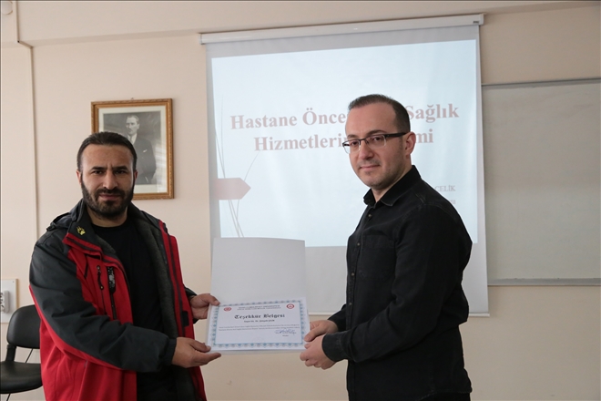 ACİL SAĞLIK HİZMETİNİN ÖNEMİ ANLATILDI (VİDEO)