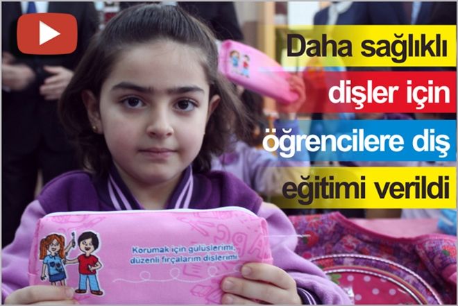 ÖĞRENCİLERE, DİŞ SAĞLIĞI EĞİTİMİ VERİLDİ