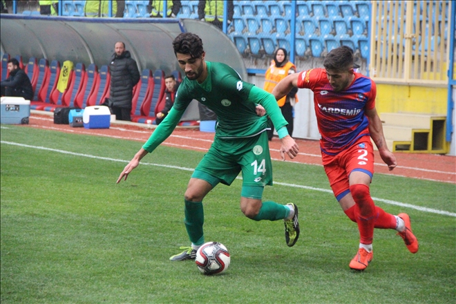 SİVAS BELEDİYESPOR GALİBİYETİ KAÇIRDI