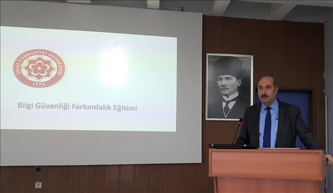 SİBER SALDIRIYA KARŞI EĞİTİM VERİLDİ