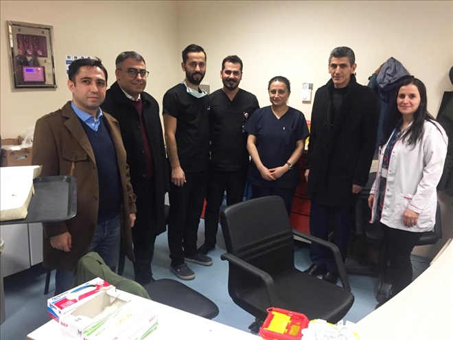 ACİL SERVİS ÇALIŞANLARINA TEŞEKKÜR ETTİ