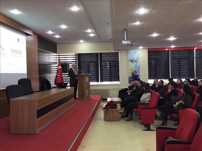 ERASMUS KOORDİNATÖRLERİ BİLGİLENDİRİLDİ
