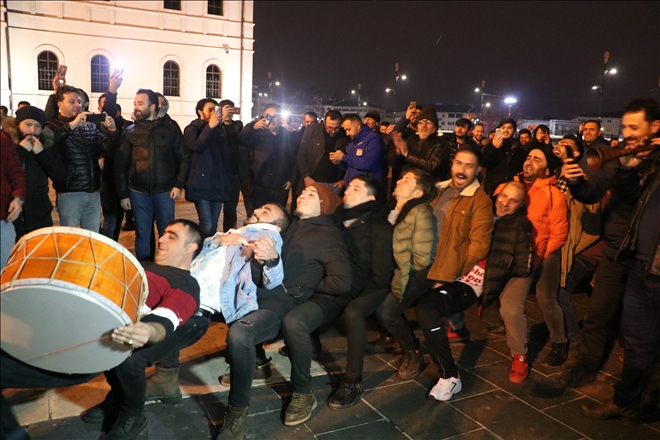 SİVAS´TA BEŞİKTAŞ GALİBİYETİ COŞKUSU