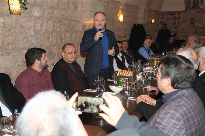 BİLGİN, EMEKLİ PERSONELLE BİR ARAYA GELDİ