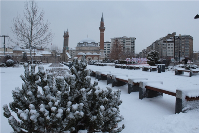 662 YERLEŞİM YERİNDE KAR ENGELİ (VİDEO)