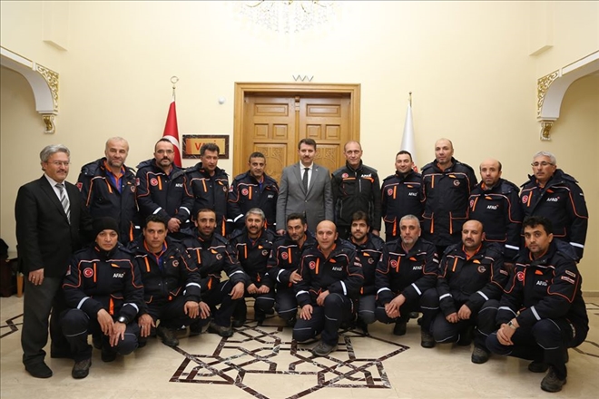 AFAD EKİBİ SİVAS´A DÖNDÜ
