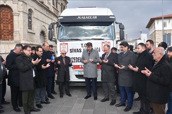 DEPREM BÖLGESİNE 1 TIR YARDIM (VİDEO)