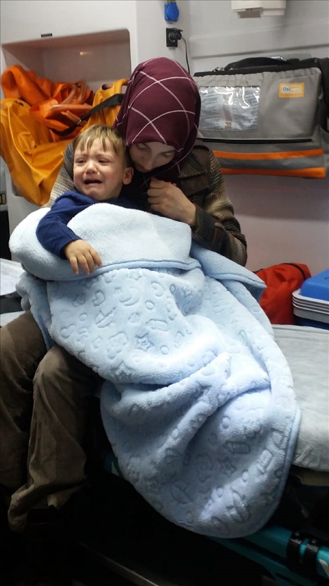 MİNİK ADEM HASTANEYE YETİŞTİRİLDİ (VİDEO)