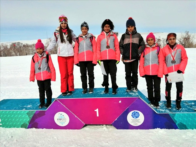 SİVAS KAYAK TAKIM TÜRKİYE 3´ÜNCÜSÜ