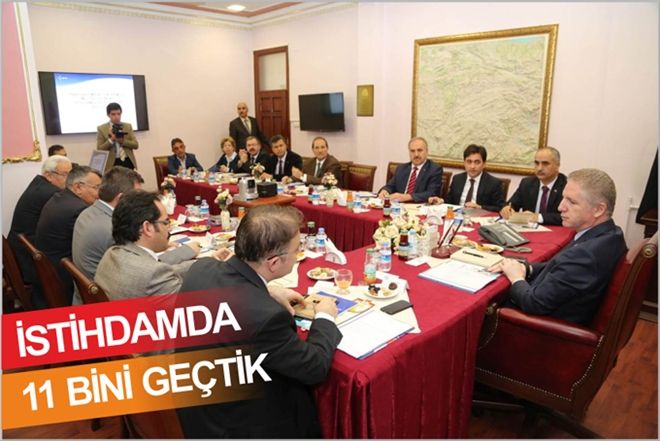 İSTİHDAMDA 11 BİNİ GEÇTİK