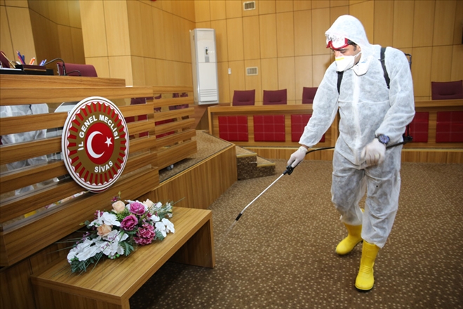 ÖZEL İDARE DEZENFEKTE YAPILDI