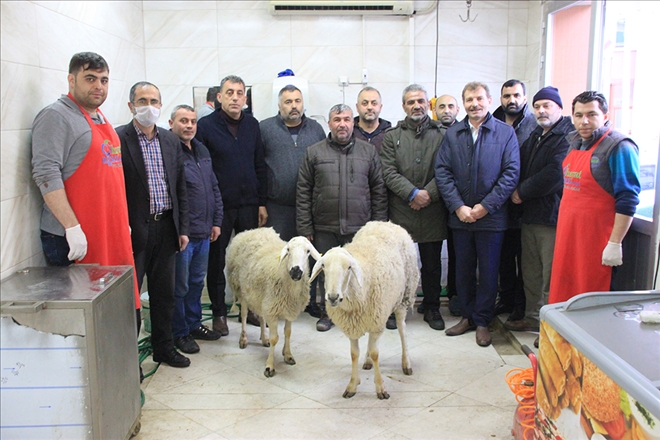 SALGININ SON BULMASI İÇİN KURBAN KESTİLER