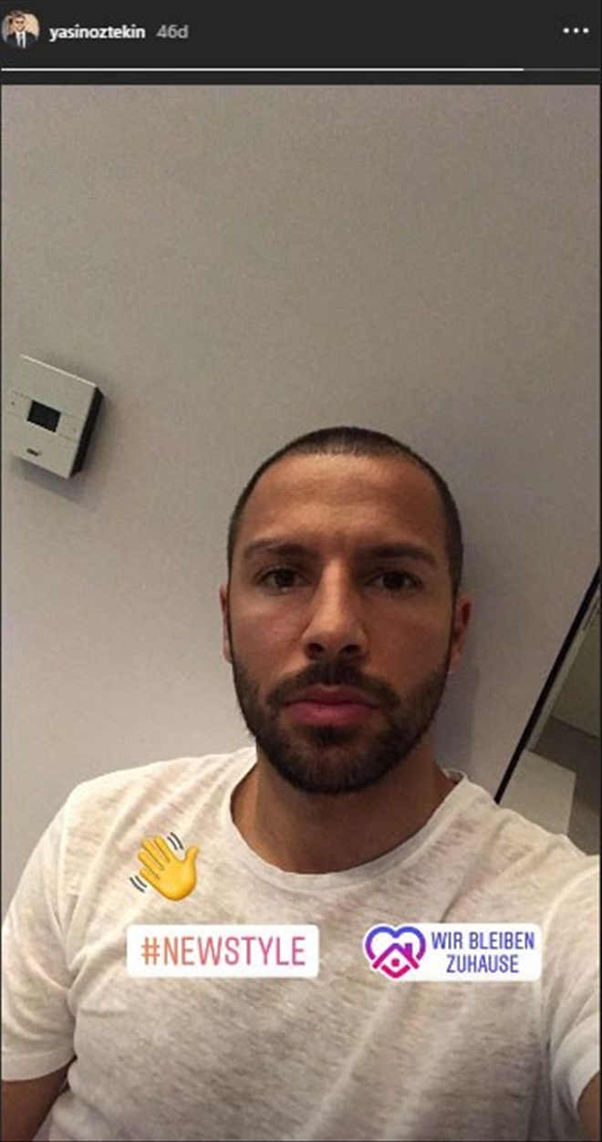 YASİN ÖZTEKİN SAÇLARINI SIFIRA VURDU