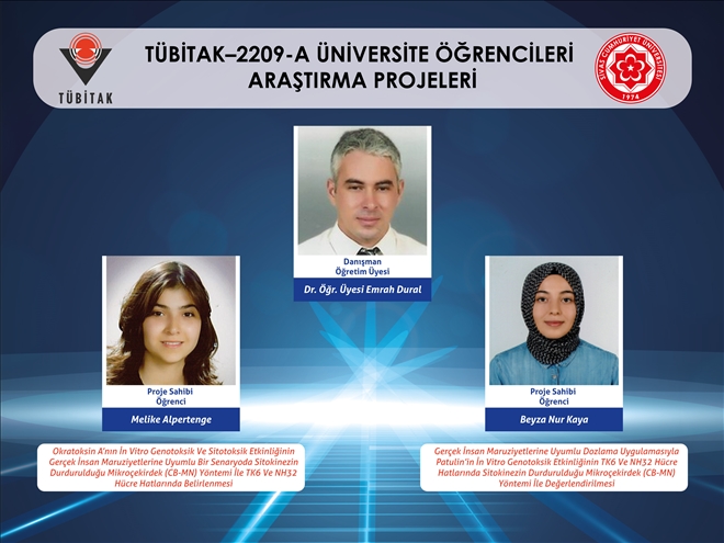 ECZACILIK FAKÜLTESİNDEN TÜBİTAK PROJELERİ