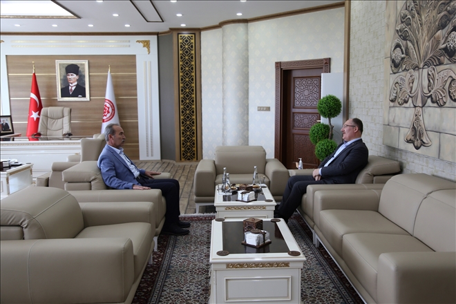 BAŞKAN VE REKTÖR BİR ARAYA GELDİ