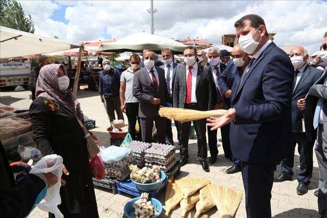 İLÇE ZİYARETLERİNE BAŞLADI