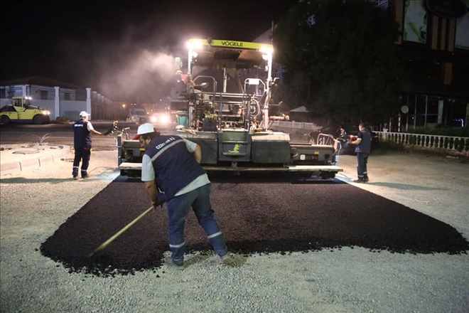 MİLLET BAHÇESİ ASFALTLANIYOR