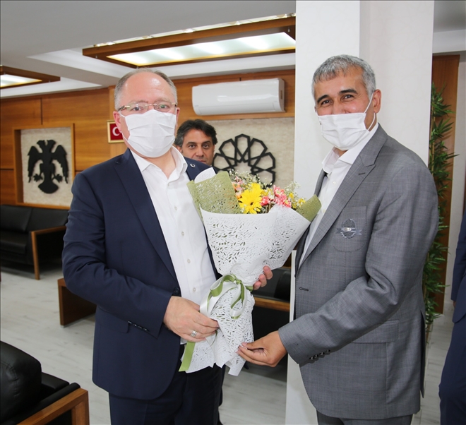 YENİ YÖNETİMDEN BAŞKAN BİLGİN´E ZİYARET