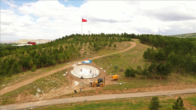 HASBAHÇE GÖLETİNE LOGO YAPILDI (VİDEO)
