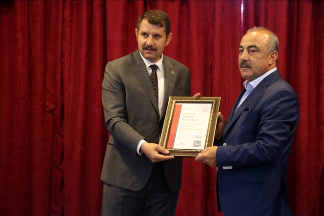 TERMAL TESİSE "KOVİD-19" GÜVENLİ KONAKLAMA SERTİFİKASI