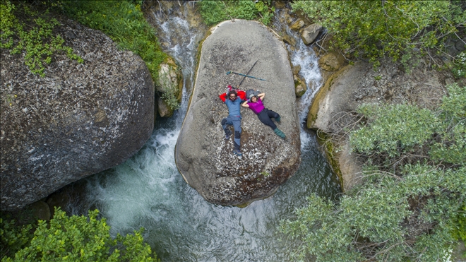 SARISUVAT KANYONU KEŞFEDİLMEYİ BEKLİYOR (VİDEO)