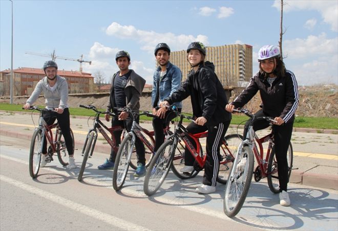 Fiziksel aktivite İçin Üniversite´ye 100 BİSİKLET