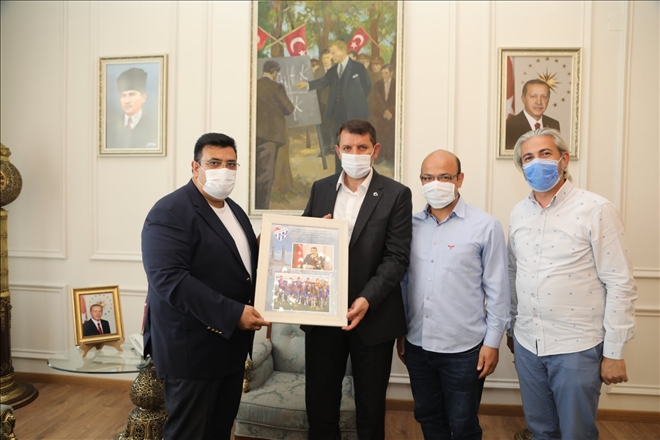 Avgazispor´a başarılar diledi