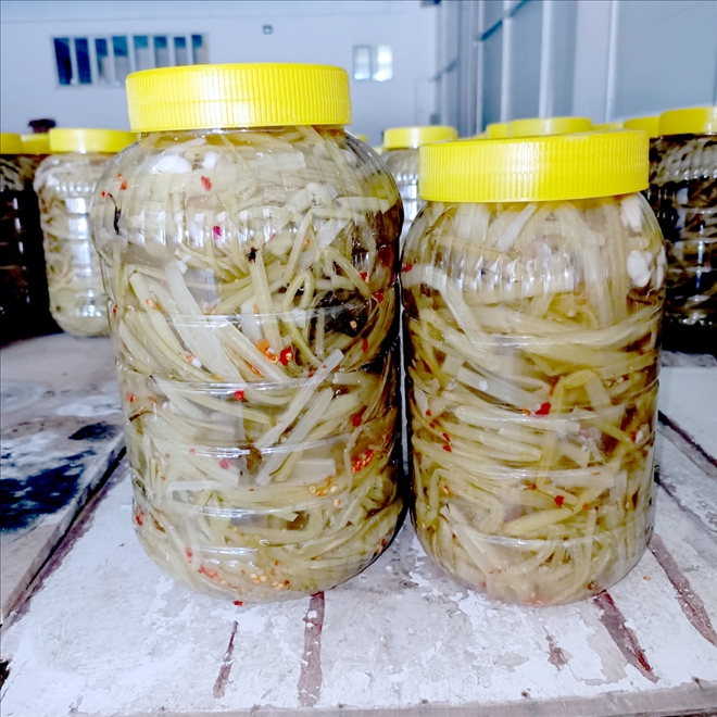 Sivas´tan Almanya´ya 130 ton pezik turşusu ihraç edildi