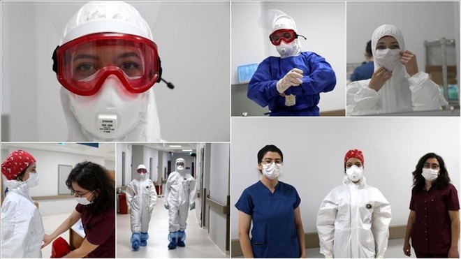 KOVİD-19 İLE MÜCADELENİN "BEYAZ MELEKLERİ"