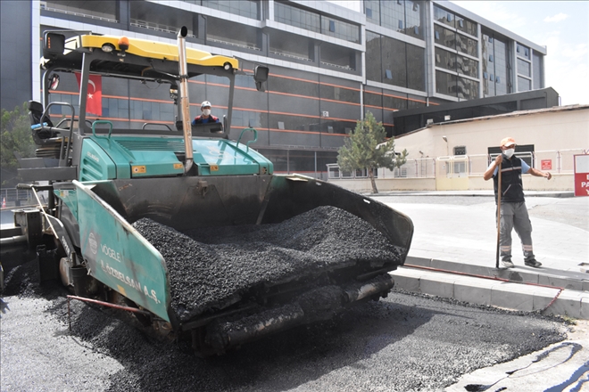 HASTANEYE BAĞLANTI YOLLARI YAPILIYOR