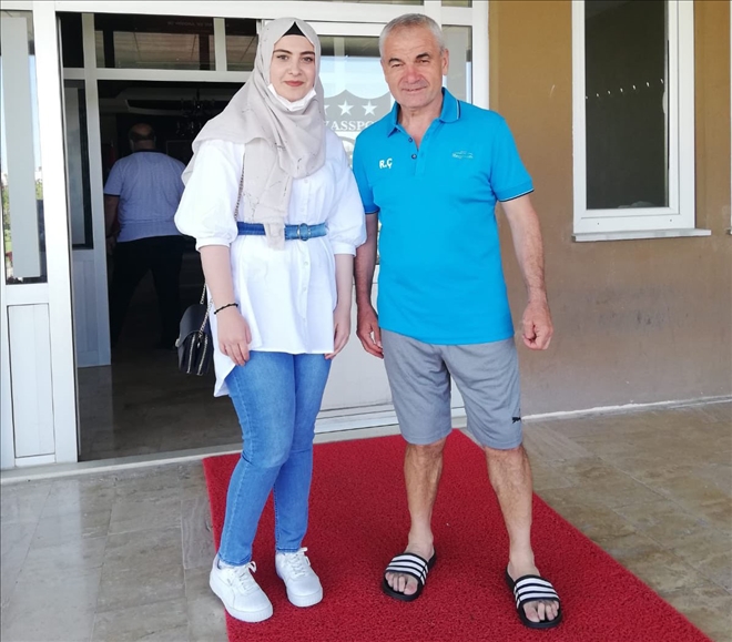 Fanatik Sivassporlu Hatice´nin hayali gerçek oldu