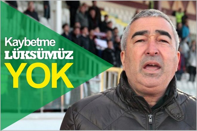 KAYBETME LÜKSÜMÜZ YOK