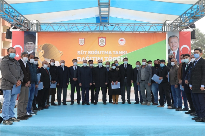 SÜT TANKI DAĞITIMI YAPILDI