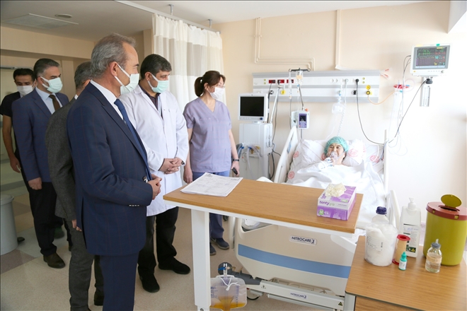 DÂHİLİYE YOĞUN BAKIM ÜNİTESİ HİZMETE GİRDİ