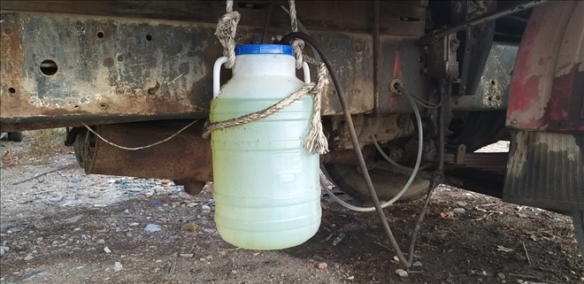 TURŞU BİDONUNDAN MAZOT DEPOSU