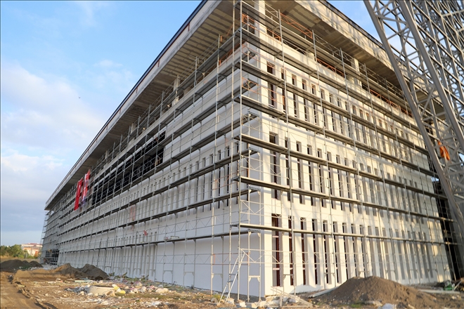 HİZMET BİNASINDA ÇALIŞMALAR SÜRÜYOR